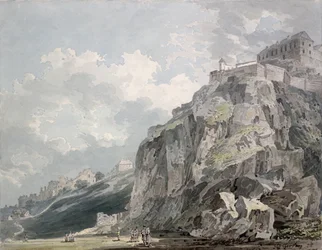 No.1187 Le Rocher du Château, Édimbourg, vers 1793